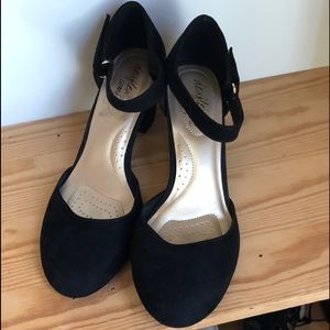 Mary Jane Shoes Black Sz 8